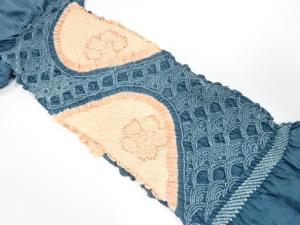 正絹　絞り　帯揚げ